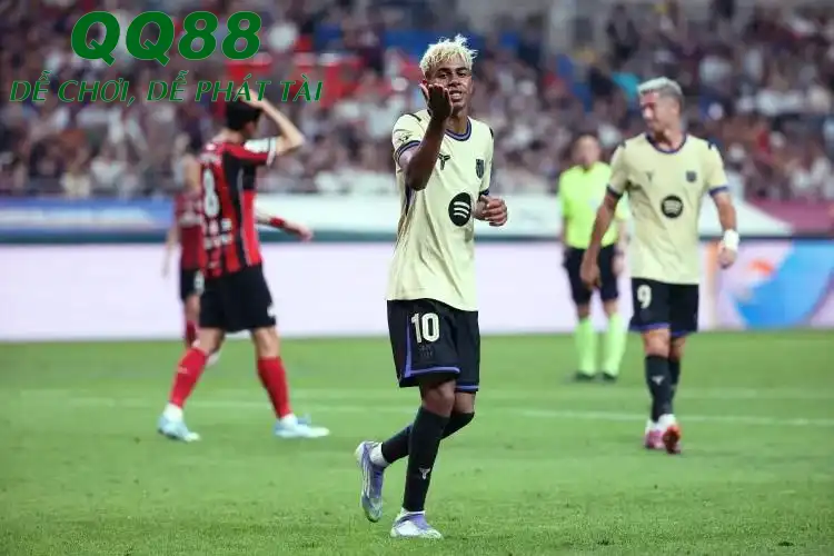 Barca đã giành chiến thắng 7-3 trước Seoul FC trong trận giao hữu trên đất Hàn Quốc vào năm 2025.(Ảnh: barcablaugranes) Barca đã giành chiến thắng 7-3 trước Seoul FC trong trận giao hữu trên đất Hàn Quốc vào năm 2025.(Ảnh: barcablaugranes)